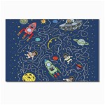 Cat-cosmos-cosmonaut-rocket Postcards 5  x 7  (Pkg of 10)