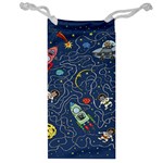 Cat-cosmos-cosmonaut-rocket Jewelry Bag