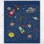 Cat-cosmos-cosmonaut-rocket Canvas 8  x 10 