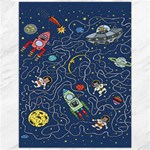 Cat-cosmos-cosmonaut-rocket Canvas 12  x 16 