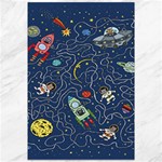 Cat-cosmos-cosmonaut-rocket Canvas 12  x 18 