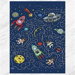 Cat-cosmos-cosmonaut-rocket Canvas 18  x 24 