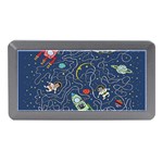 Cat-cosmos-cosmonaut-rocket Memory Card Reader (Mini)