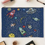 Cat-cosmos-cosmonaut-rocket Cosmetic Bag (XXXL)