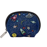 Cat-cosmos-cosmonaut-rocket Accessory Pouch (Small)