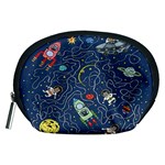 Cat-cosmos-cosmonaut-rocket Accessory Pouch (Medium)