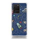 Cat-cosmos-cosmonaut-rocket Samsung Galaxy S20 Ultra 6.9 Inch TPU UV Case