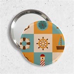 Nautical-elements-collection 2.25  Handbag Mirrors