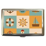 Nautical-elements-collection Cigarette Money Case