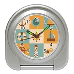 Nautical-elements-collection Travel Alarm Clock