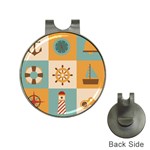 Nautical-elements-collection Hat Clips with Golf Markers