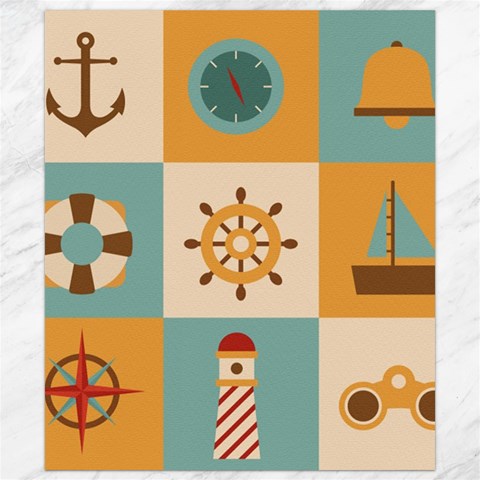 Nautical 8.15 x9.66  Canvas - 1