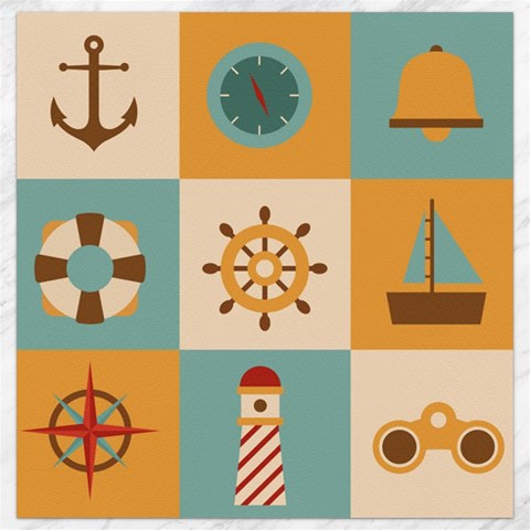 Nautical 11.4 x11.56  Canvas - 1