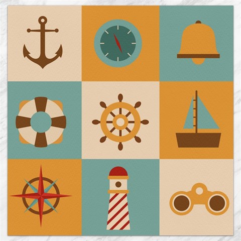 Nautical 15.2 x15.41  Canvas - 1