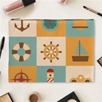 Nautical-elements-collection Cosmetic Bag (XL)