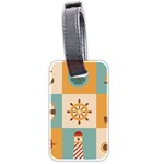 Nautical-elements-collection Luggage Tag (two sides)