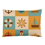 Nautical-elements-collection Pillow Case (Two Sides)