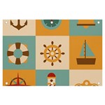 Nautical-elements-collection Banner and Sign 6  x 4 