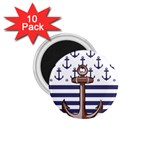 Anchor-background-design 1.75  Magnets (10 pack) 