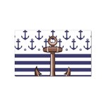 Anchor-background-design Sticker (Rectangular)