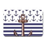 Anchor-background-design Small Doormat