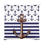 Anchor-background-design Standard Cushion Case (One Side)