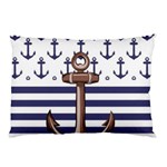 Anchor-background-design Pillow Case