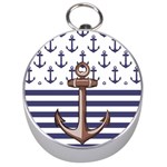 Anchor-background-design Silver Compasses