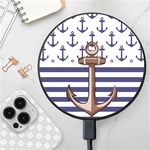 Anchor-background-design Wireless Fast Charger(Black)