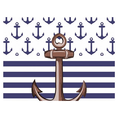 Anchor 40 x30  Blanket Front