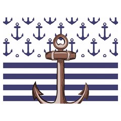 Anchor 40 x30  Blanket Back