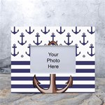 Anchor-background-design White Tabletop Photo Frame 4 x6 