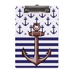 Anchor-background-design A5 Acrylic Clipboard