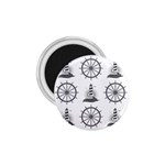 Marine-nautical-seamless-pattern-with-vintage-lighthouse-wheel 1.75  Magnets