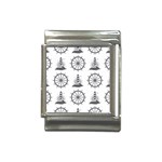 Marine-nautical-seamless-pattern-with-vintage-lighthouse-wheel Italian Charm (13mm)