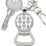 Marine-nautical-seamless-pattern-with-vintage-lighthouse-wheel Bottle Opener Key Chain