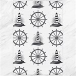 Marine-nautical-seamless-pattern-with-vintage-lighthouse-wheel Canvas 24  x 36 