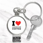 I love American coffee Nail Clippers Key Chain