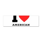 I love American coffee Sticker (Bumper)