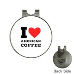 I love American coffee Hat Clips with Golf Markers