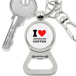 I love American coffee Bottle Opener Key Chain