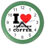 I love American coffee Color Wall Clock