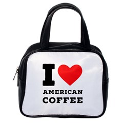 I love American coffee Classic Handbag (Two Sides) from ArtsNow.com Back