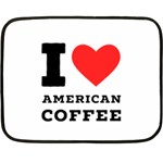 I love American coffee Two Sides Fleece Blanket (Mini)