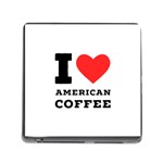 I love American coffee Memory Card Reader (Square 5 Slot)