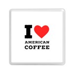 I love American coffee Memory Card Reader (Square)