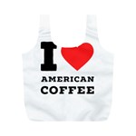 I love American coffee Full Print Recycle Bag (M)