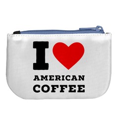 I love American coffee Large Coin Purse from ArtsNow.com Back
