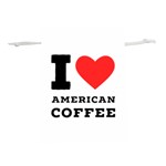 I love American coffee Lightweight Drawstring Pouch (S)