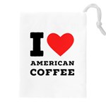 I love American coffee Drawstring Pouch (4XL)